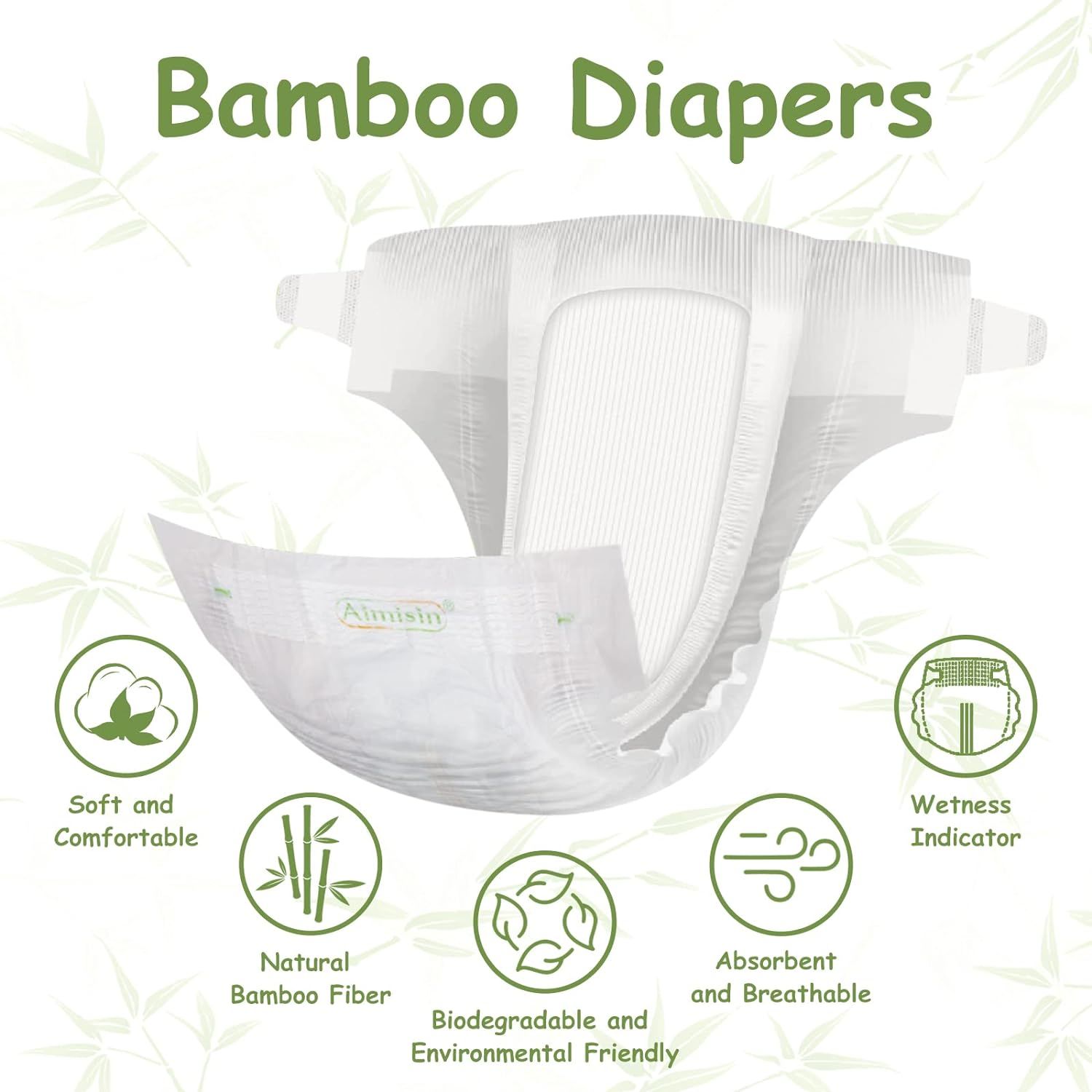 Best organic non toxic wholesale biodegradable bamboo baby diapers china suppliers
