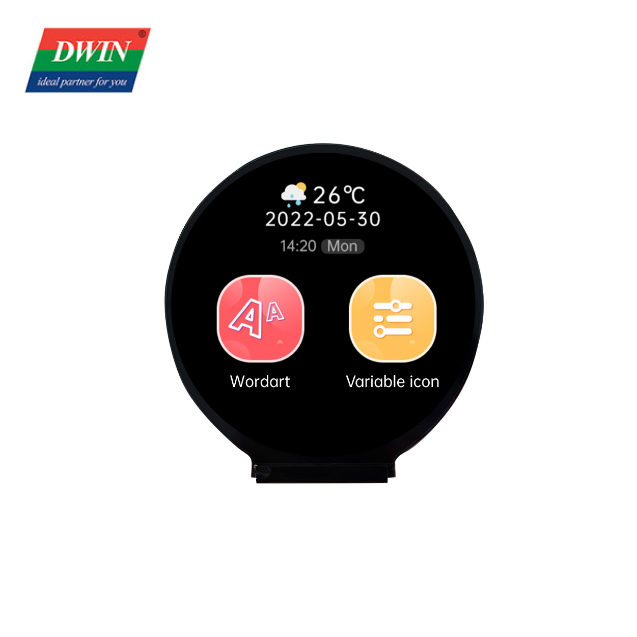 2.8 Inch Circular Smart Screen DMG48480C028_03W...