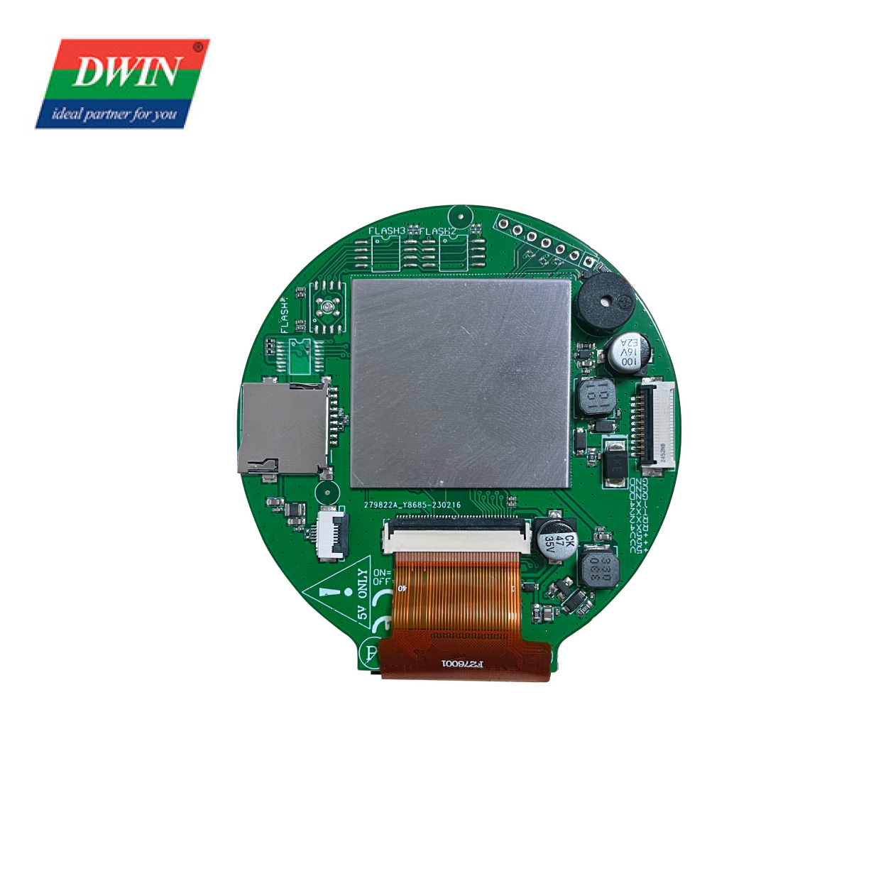 2.8 Inch Circular Smart Screen DMG48480C028_03W...