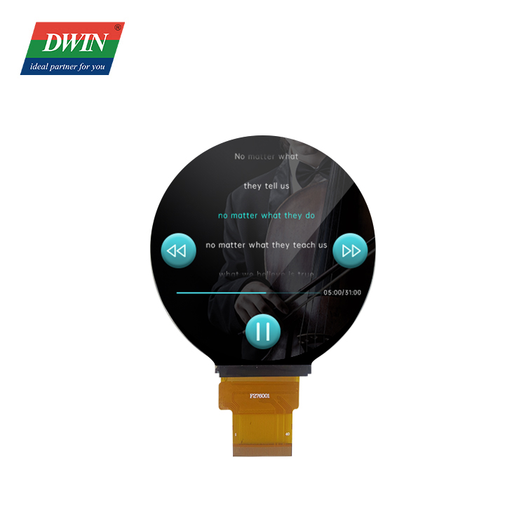 2.8 Inch Circular IPS TFT LCD Module 480x480 RG...