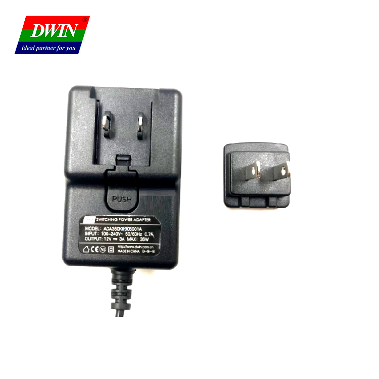 AC/DC Wall Mounted Five conversion plugs High r...