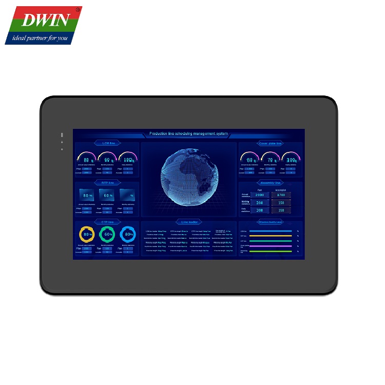 10.1 Inch 1024*600 Capacitive HMI Display With ...