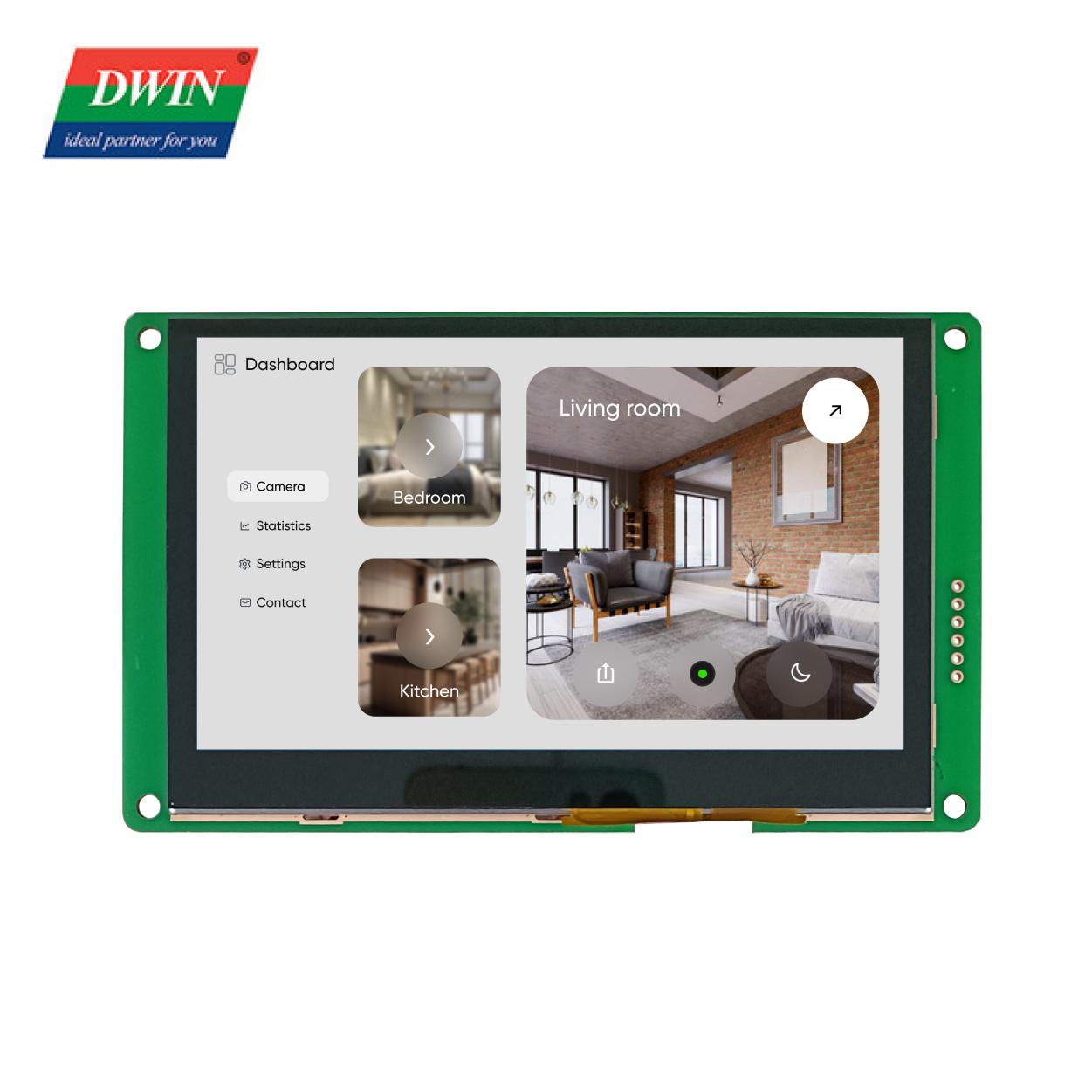 4.3 Inch IPS LCD FSK bus camera scheme screen M...