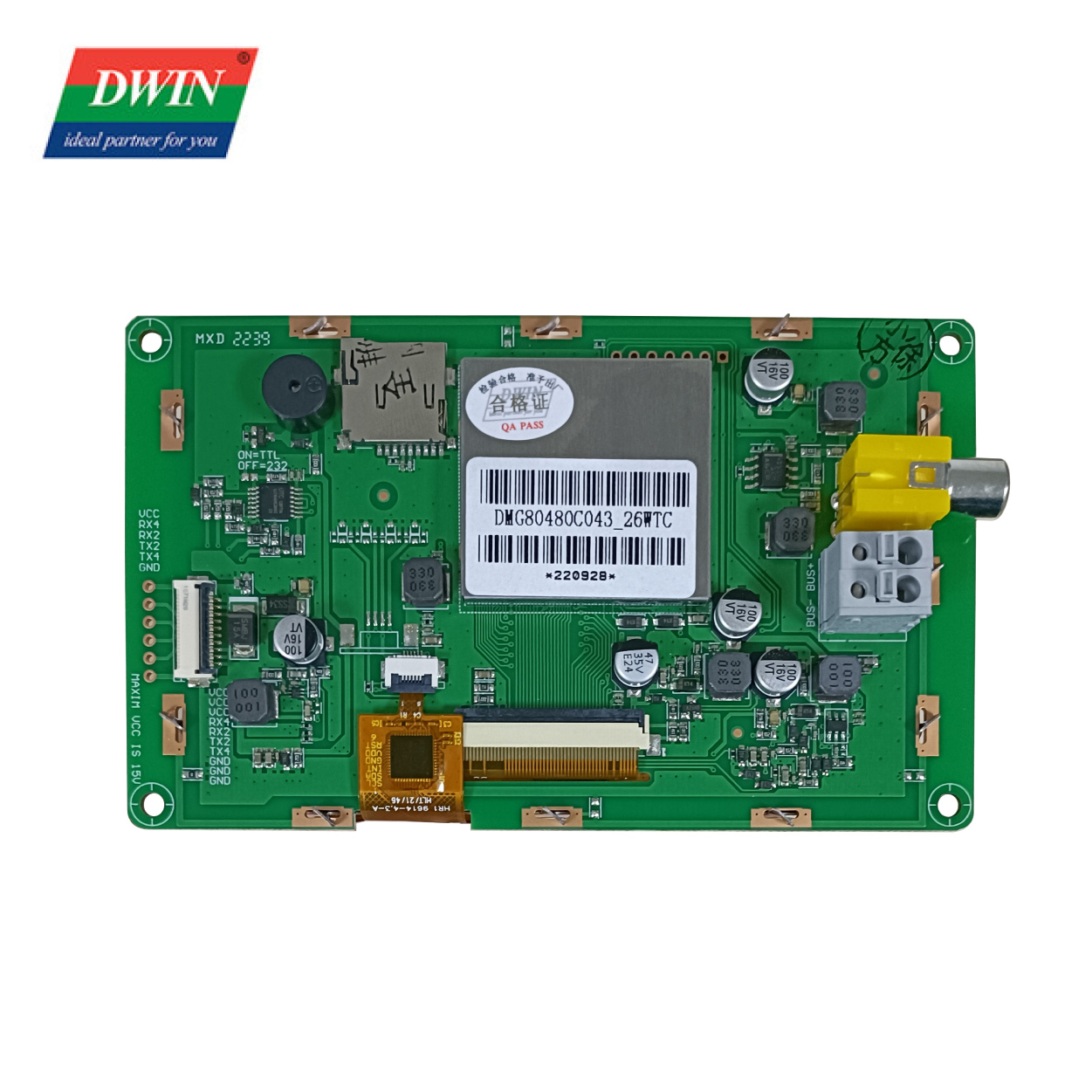 4.3 Inch IPS LCD FSK bus camera scheme screen M...