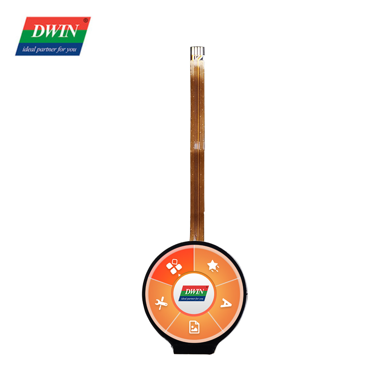 1.3 Inch 240x240 IPS TFT Circular Touch Panel L...
