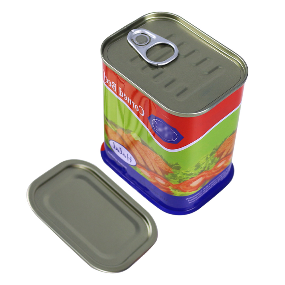 Food Grade Tinplate Can Lid Easy Open Lid Can Cover for Luncheon Meat Beef Tin Can