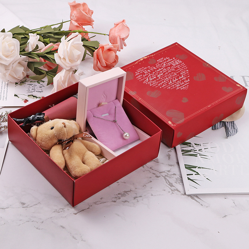 XY0084 simple thick of cardboard fold gift box