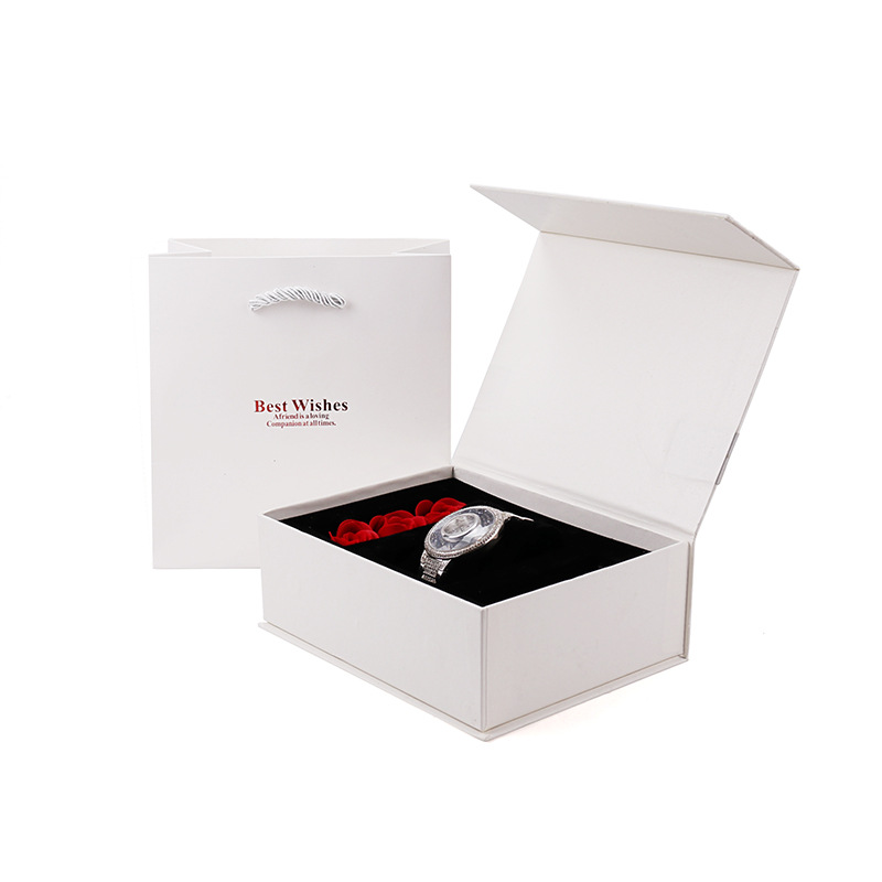 XY0006 Classic clamshell magnet gift box Jewelry and eternal flowers gift box