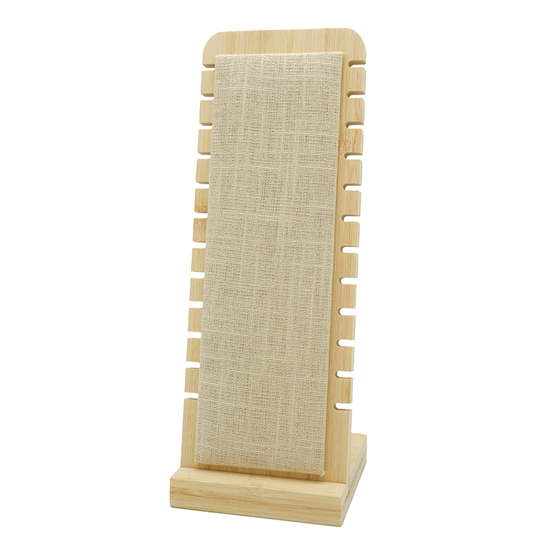 DTS-002  Eco-Friendly Bamboo Tray Jewelry Display, Necklace/Bracelet/Ring