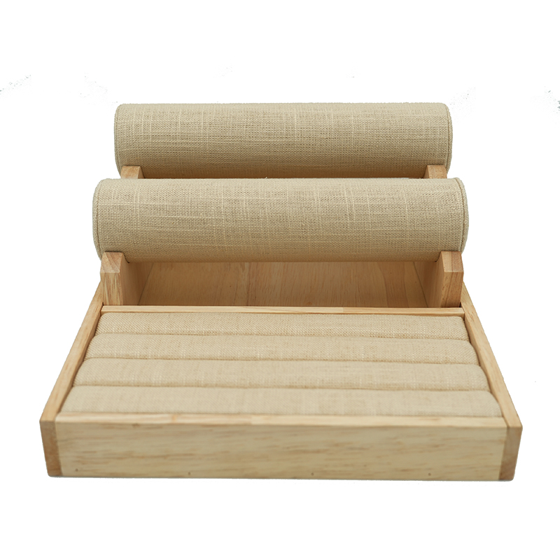 DTS-011  Eco Friendly Wooden Jewelry Display Stand Series,Bangle/Rings/Bracelet