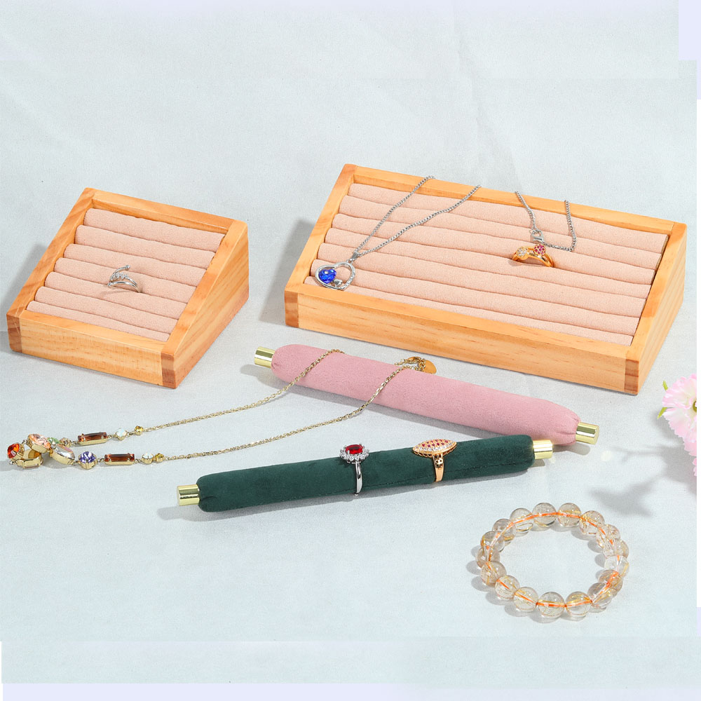 DT-10 /11/12/13/14/15/ 16 Luxury wooden & metal jewelry display sets & stands