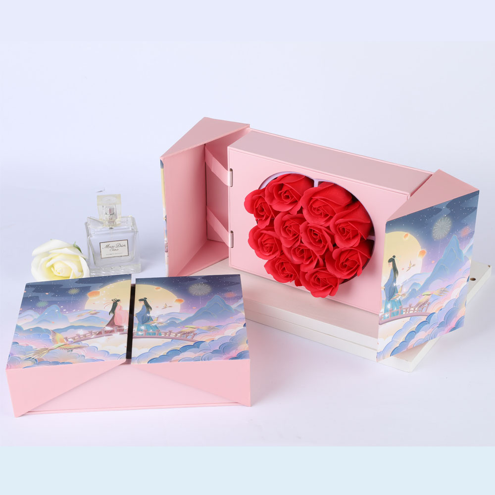 GF-2/3/4   Eternal Flower Jewelry storage box Valentine's Day gift box