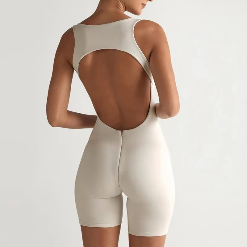 Comfortabele stijlvolle racerback-romper voor dames