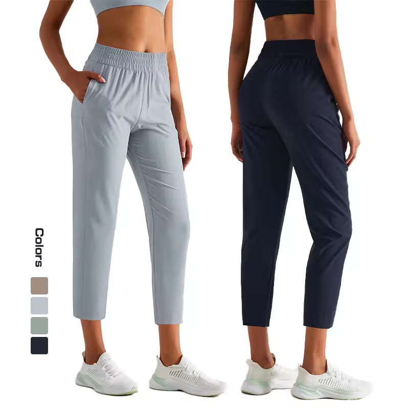 Jogger Kasual Slim Fit Wanita dengan Kantong