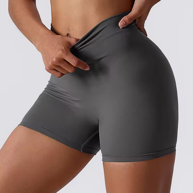 Pantaloncini Sportivi Donna A Vita Alta Con Effetto Push Up - Senza Cuciture, Anti-sudore, Per Palestra E Yoga