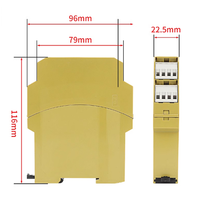 Safety relay SR4P2A1B22 SR4P2A1B24NP SR4P2A1B24NPM detail (2)oiw