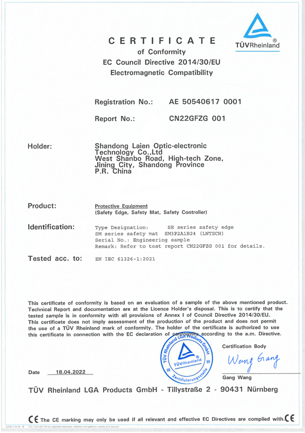 certificate4962l