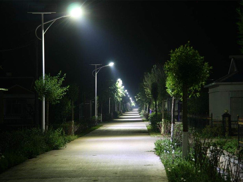 The importance of solar street lights to country