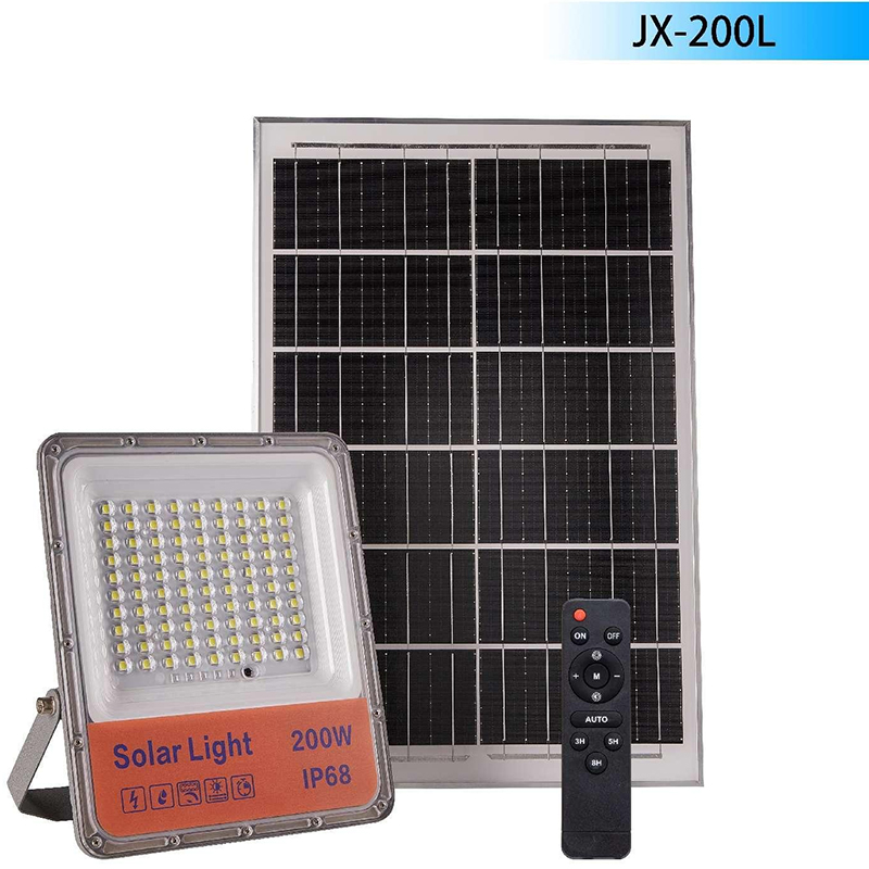 Juxing Nuovo articolo JX-200L Luce di inondazione a LED solare 200W