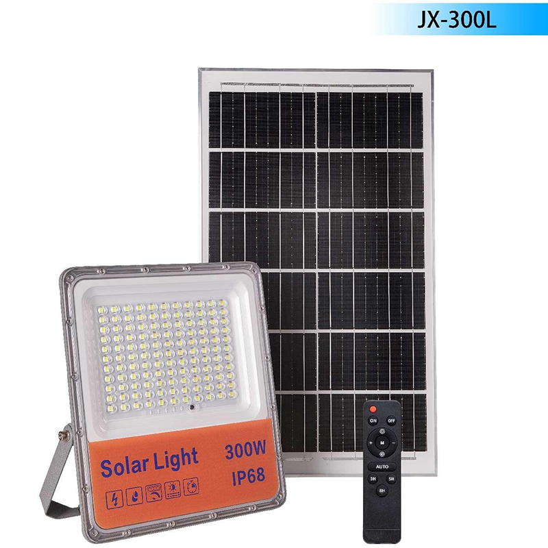 Juxing Nuevo artículo JX-300L Luz de inundación LED solar 200W