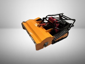 Tracked Remote-Controlled Lawnmower