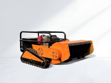 Tracked Remote-Controlled Lawnmower