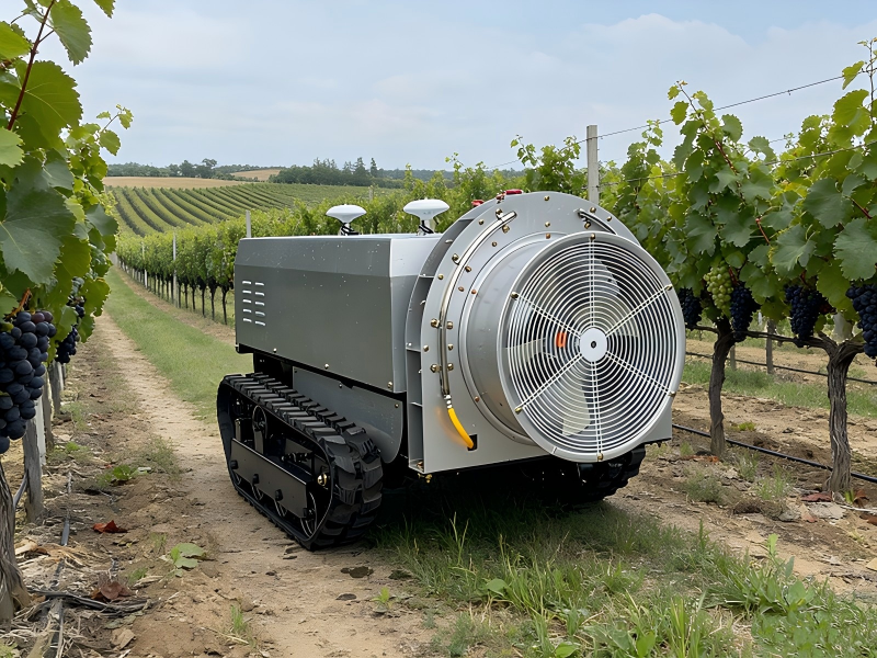 Tracked Self-Propelled Air-Blast Sprayer A Smart Solution for Plant Protection in Hilly Orchards