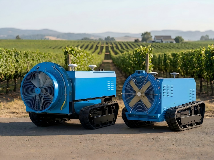 Tracked Self-Propelled Air-Assisted Sprayer：No Soil Damage, No Charging Downtime – One Operator, One Orchard