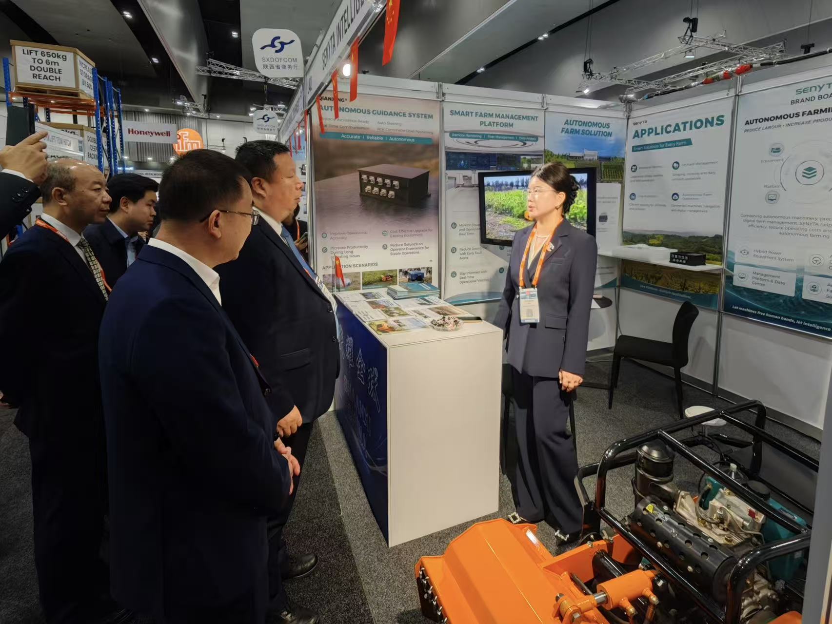 SENYTA crea alianzas globales a través de CeMAT Australia, acelerando la automatización agrícola inteligente.