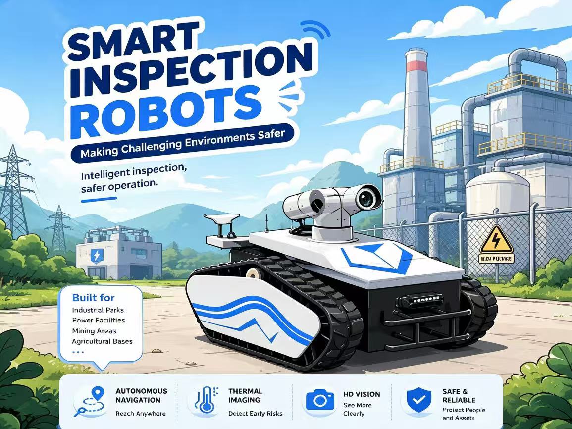Smart Inspection Robots: Making Challenging Environments Safer