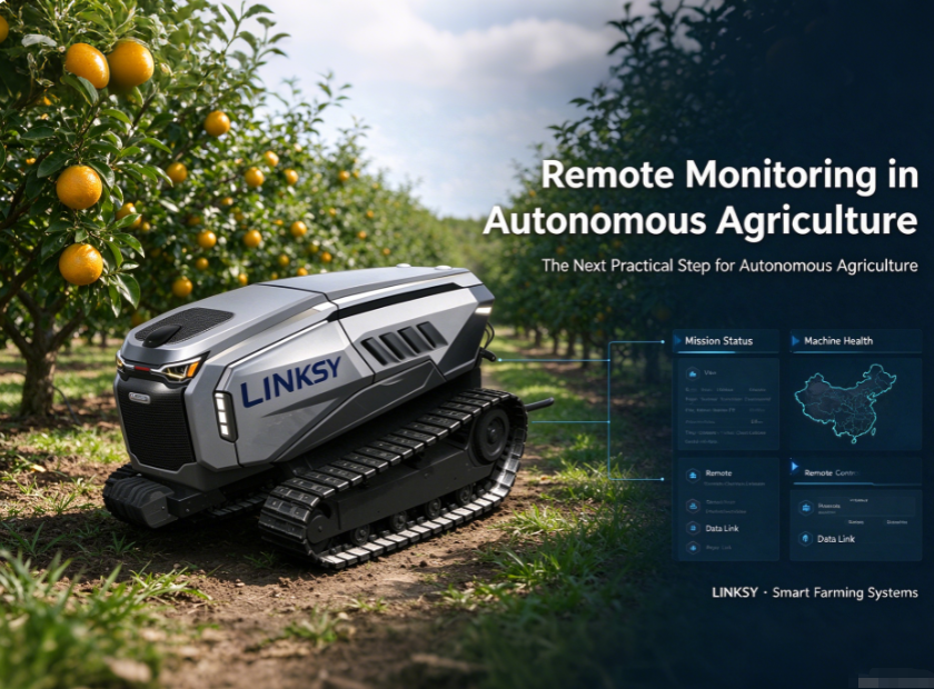 Remote Monitoring: The Next Practical Step for Autonomous Agriculture