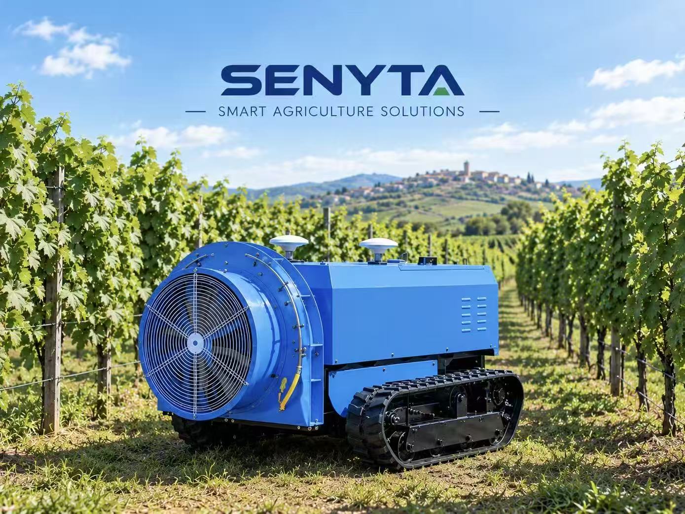 Getting Spray Into the Canopy: SENYTA's Air-Blast Orchard Sprayer