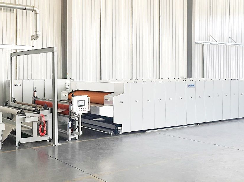 double belt press for panel