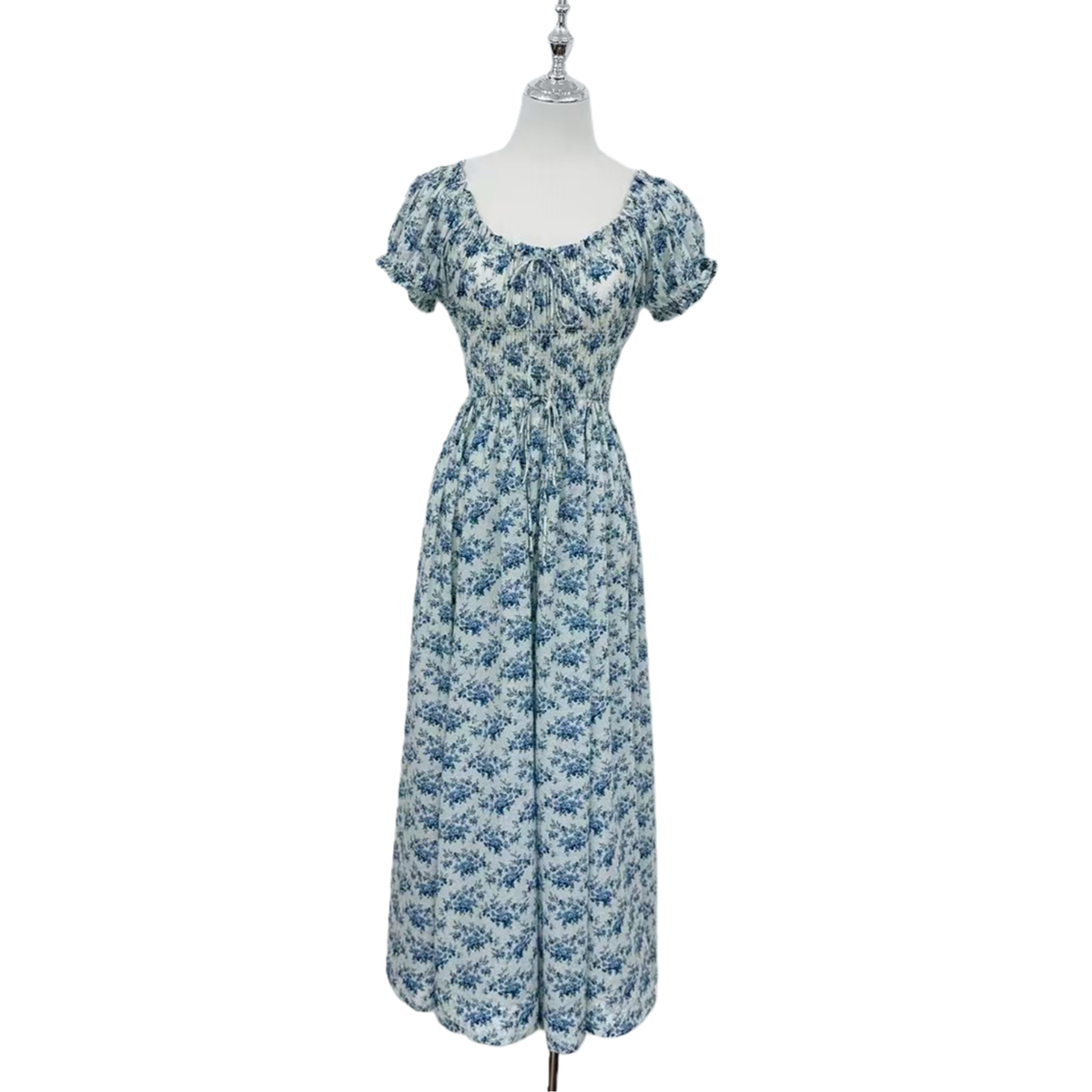Bohemian Floral Maxi Dress - Adjustable Off-Shoulder Design from China Suppliers and Factory - Sustainable Fashion