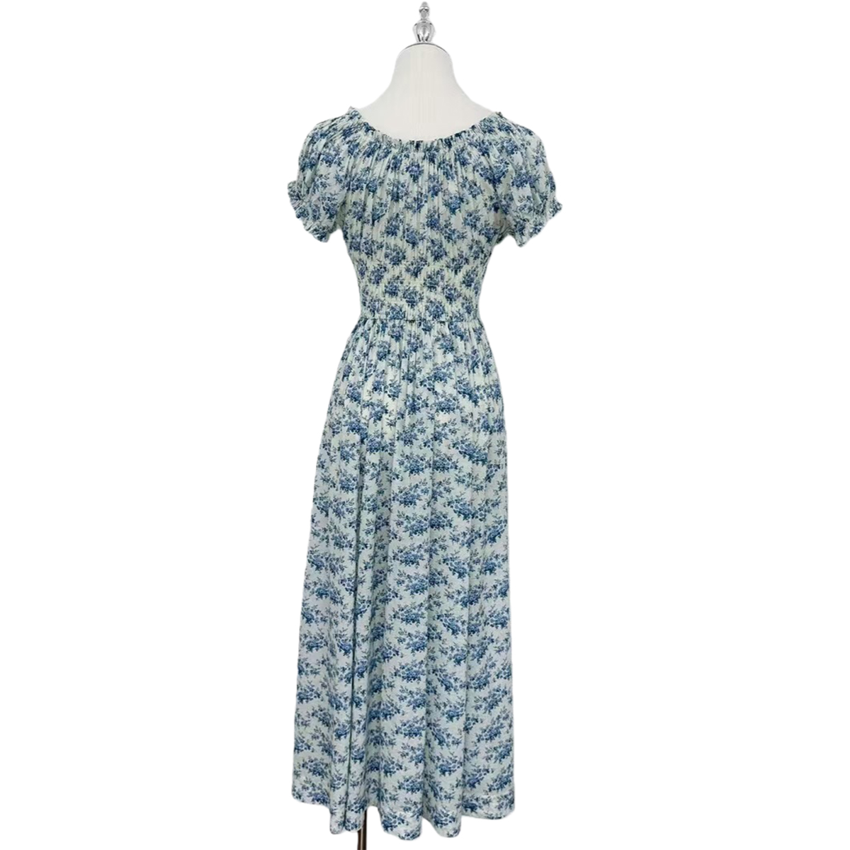 Bohemian Floral Maxi Dress Adjustable Off-Shoulder Design Sustainable Fashion (2).jpg