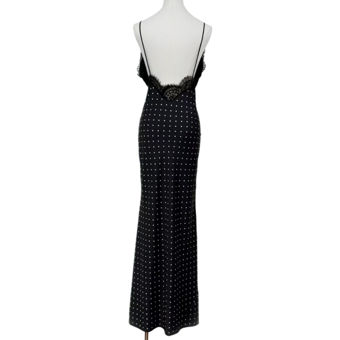 Elegant Polka Dot Bodycon Dress Sexy Evening & Cocktail Dress OEMODM (2).jpg