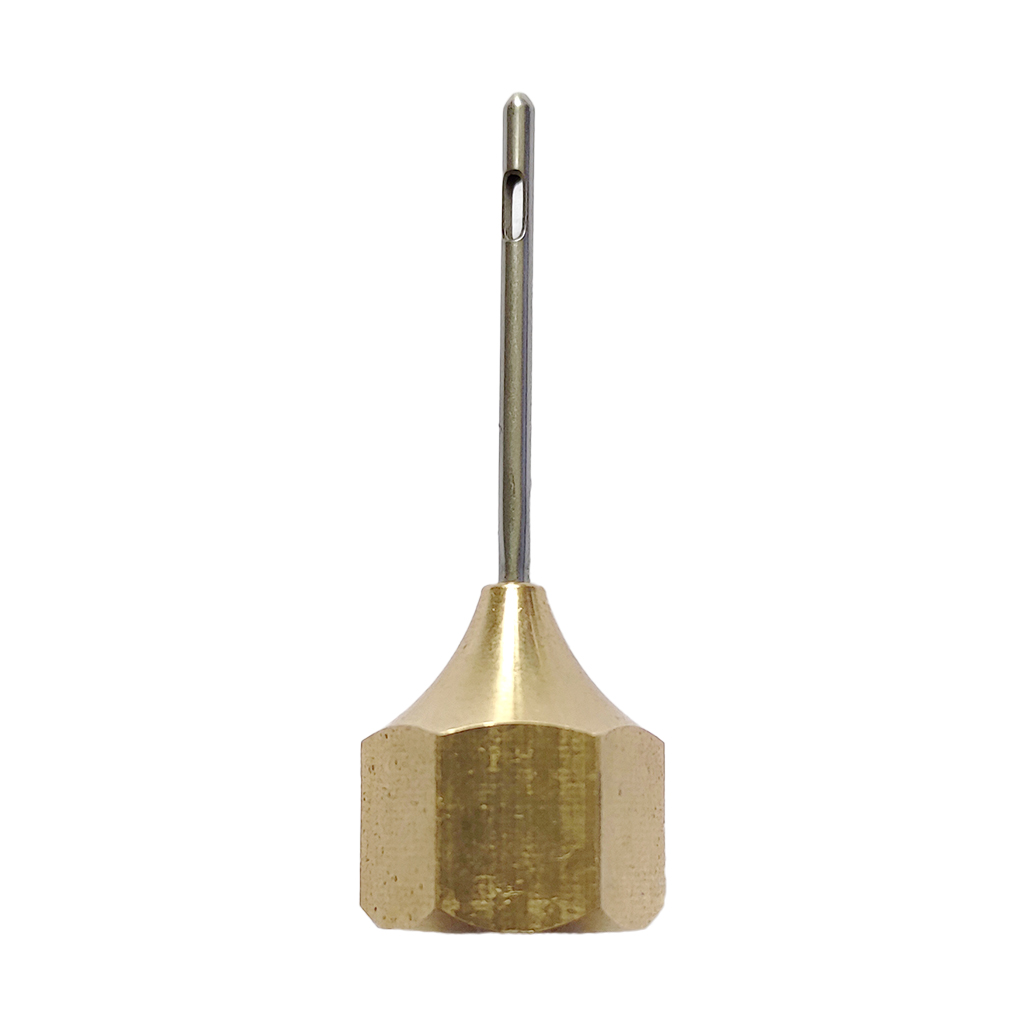Pressure gauge test port adapter