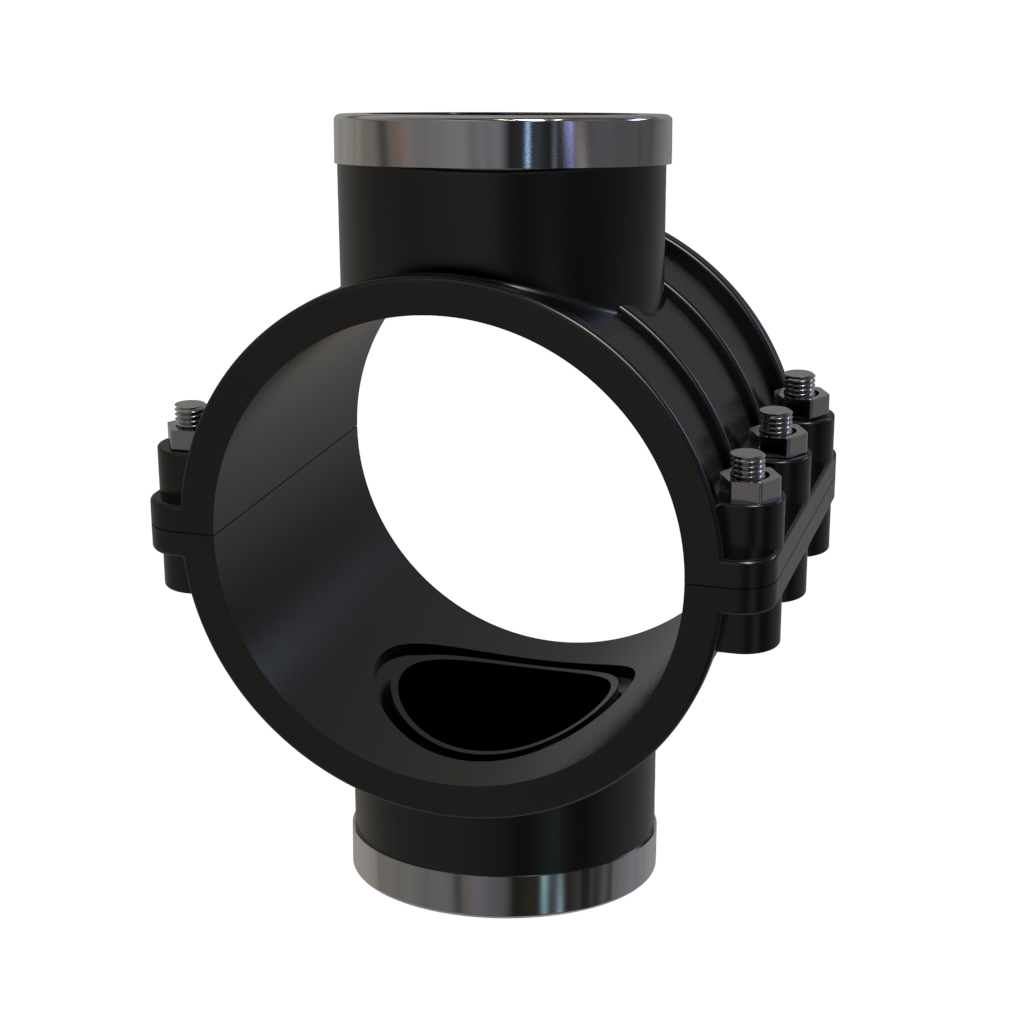 Doube clamp saddle-Reinforcing ring  Bolts:6