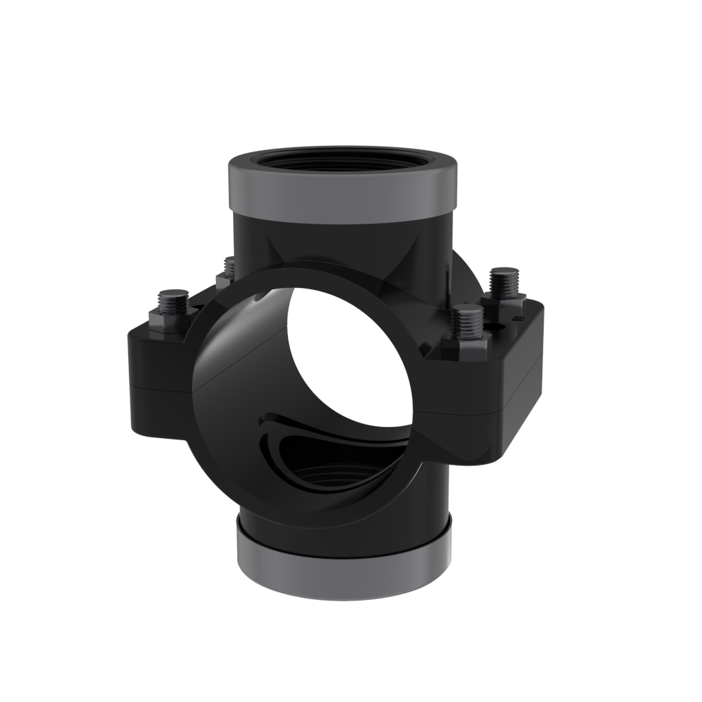 Doube clamp saddle-Reinforcing ring  Bolts:4
