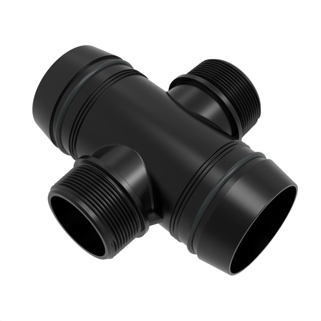 Layflat coupling-4 way