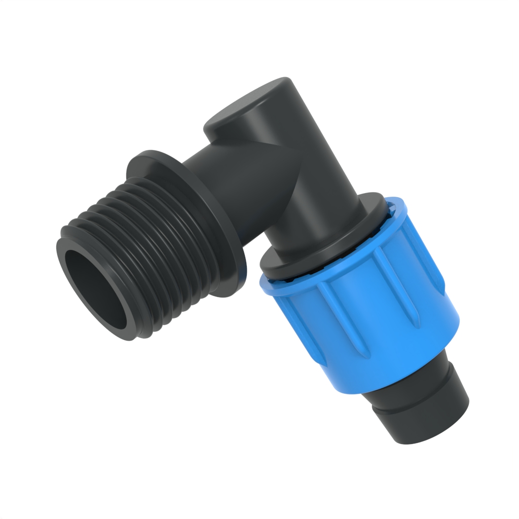 Thread elbow for tape (PP)