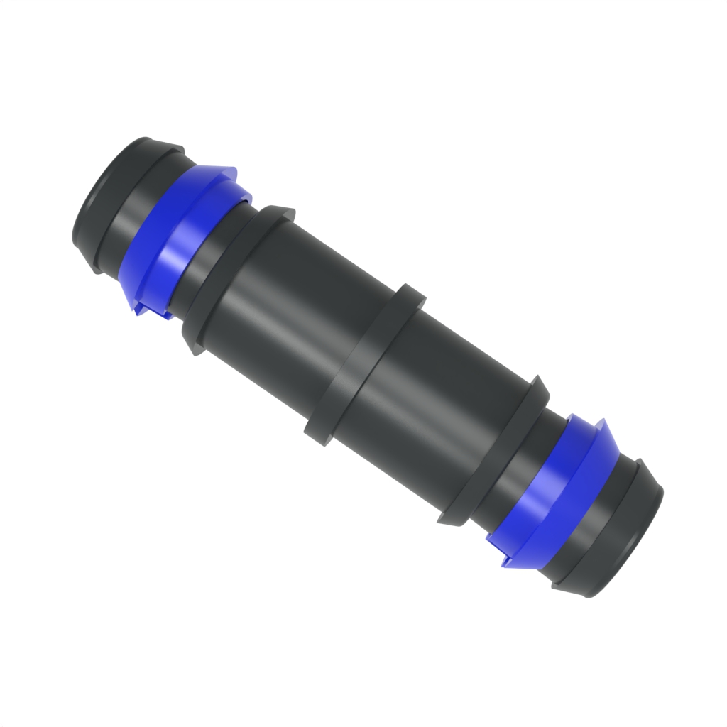 Barbed coupling-With security ring (PP)