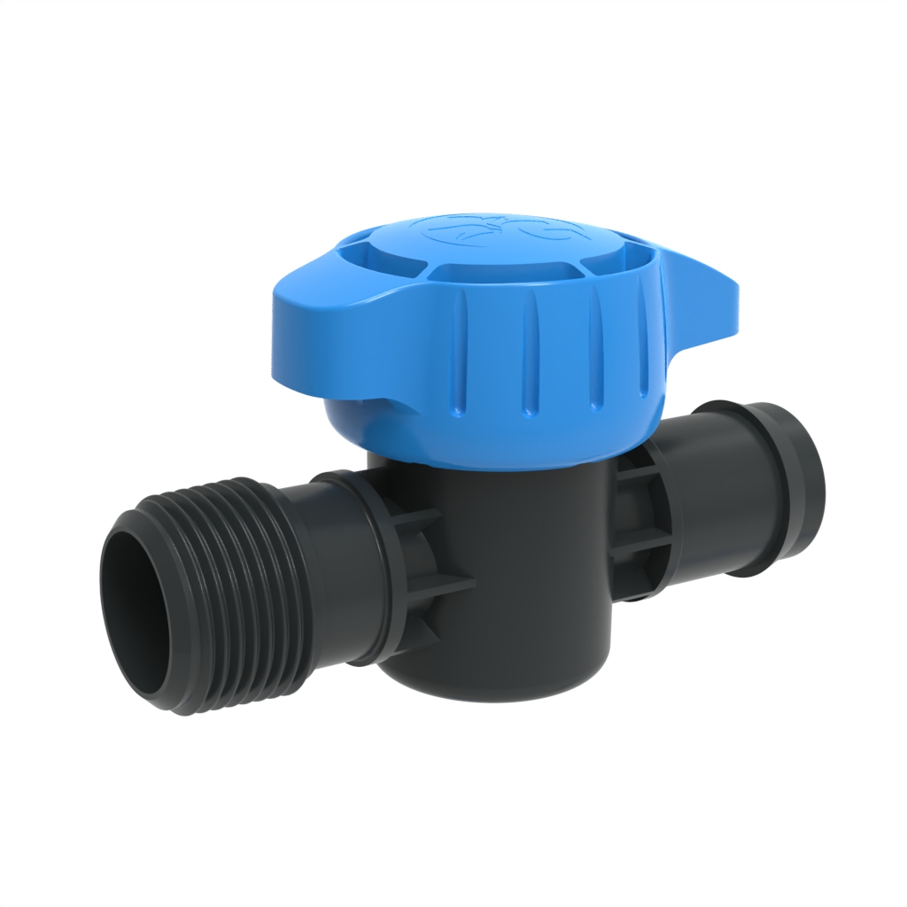 Mini valve thread M-barbed (PP)