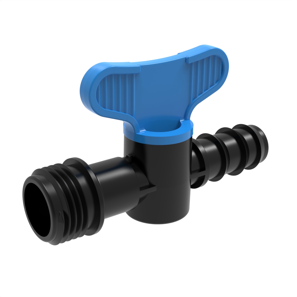 Mini valve thread M-barbed (PP)