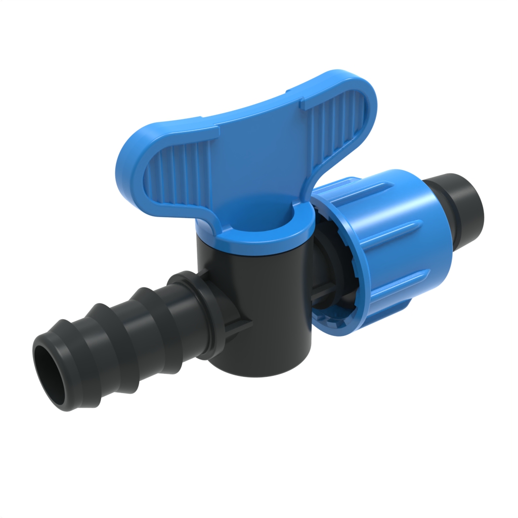 Mini valve barbed for tape (PP)