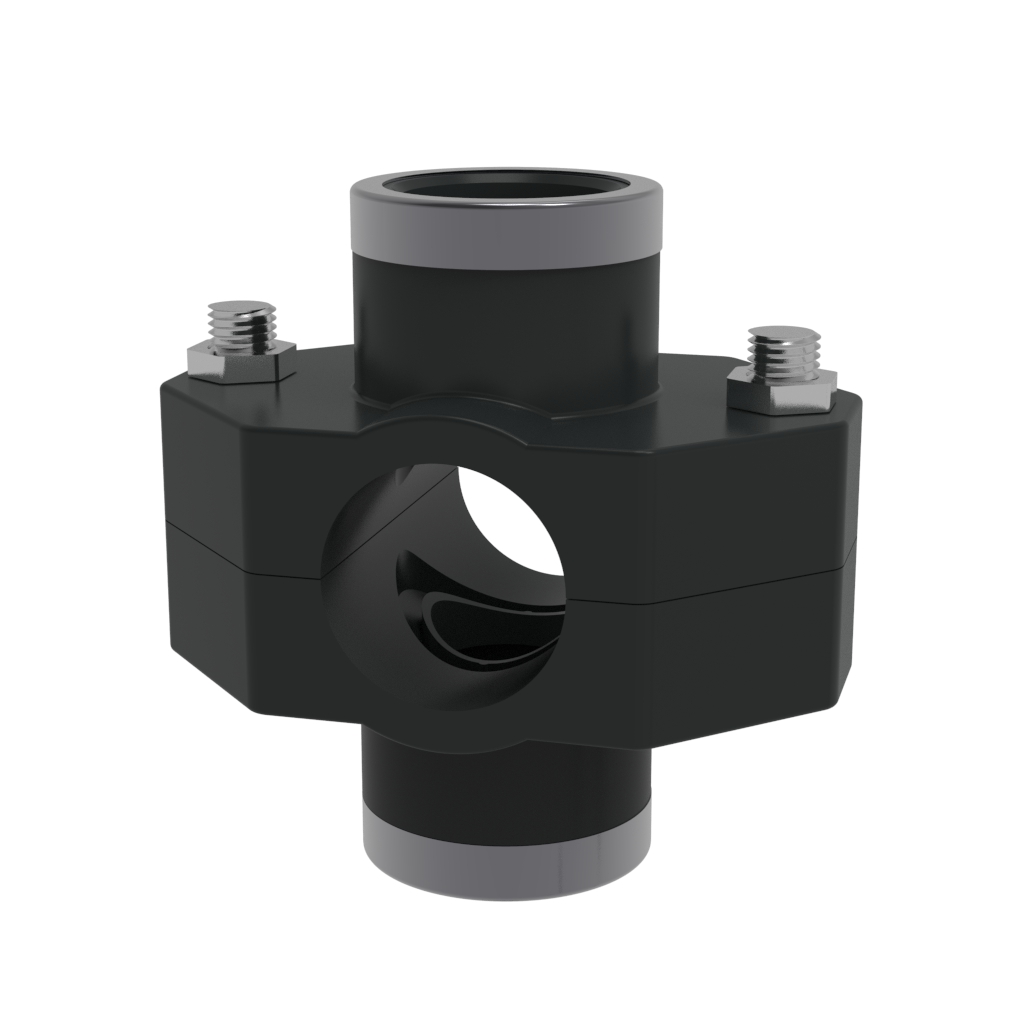 Doube clamp saddle-Reinforcing ring  Bolts:2