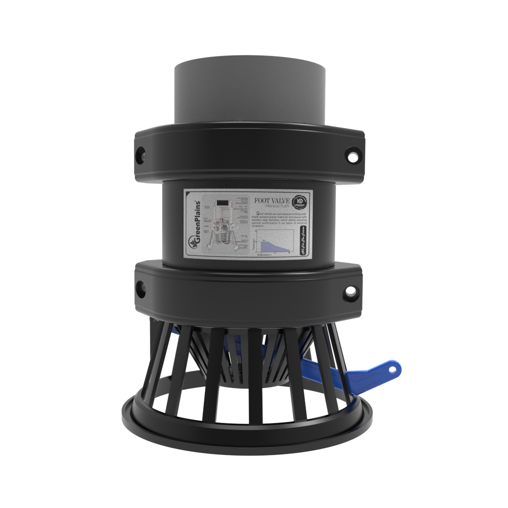 HD foot valve -Socket  -Manual flush