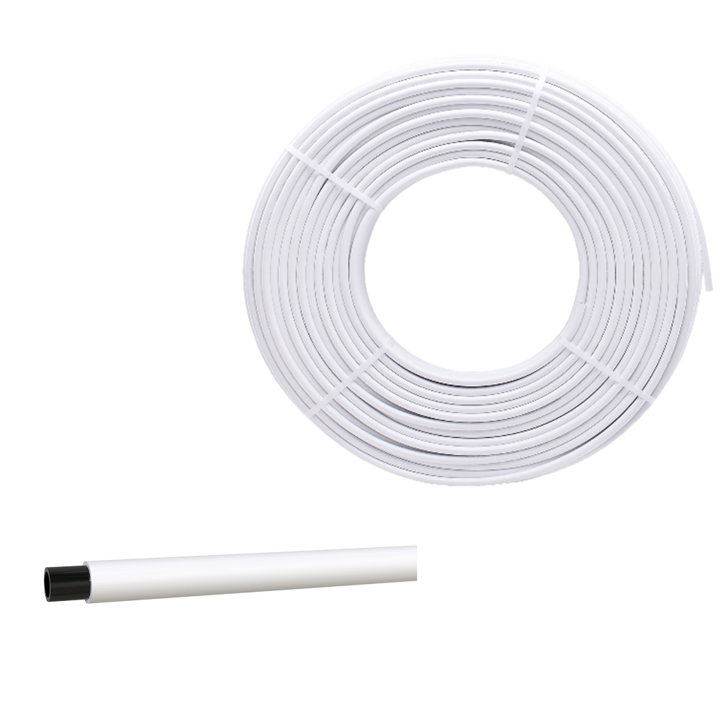 LDPE soft micro tube-white exterior and black inner