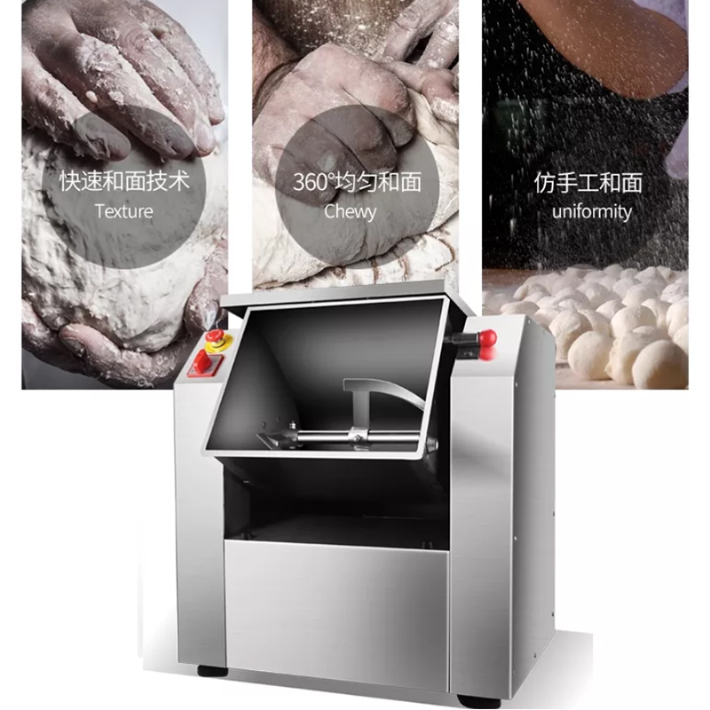 25kg Commercial Dough Mixer Maker Stainless Steel Electric Flour Mixers Factory