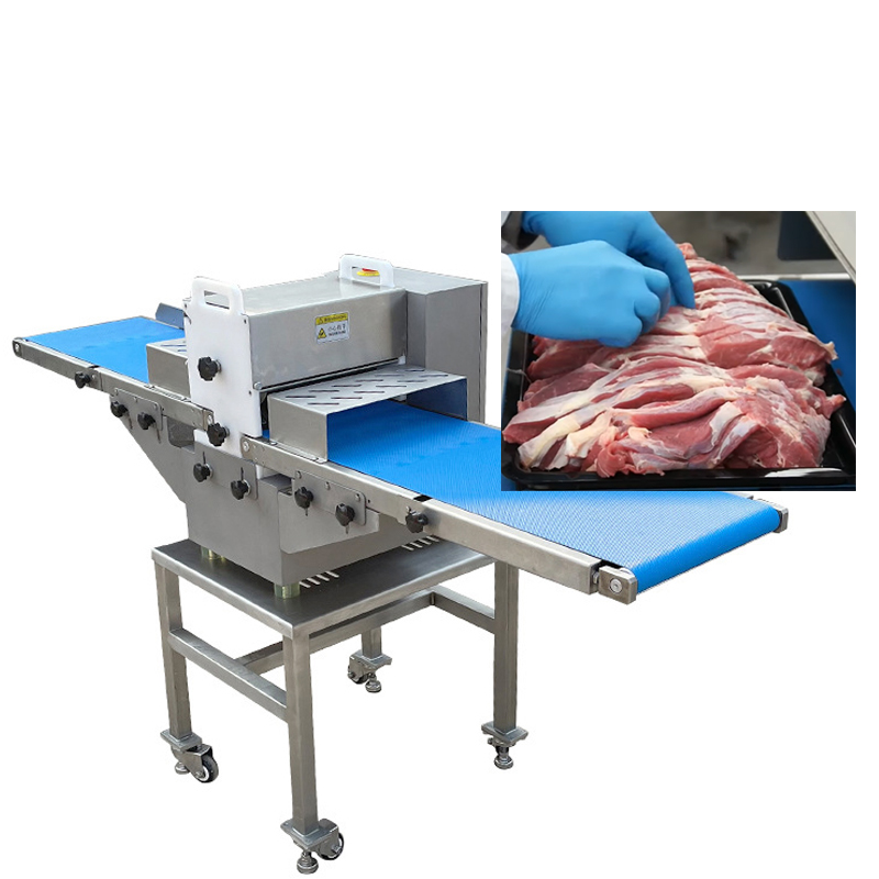 QH340 Meat Strip Cutting Machine For Beef Meat, Pork, Poultry, Chicken, Fish 4-100mm-product